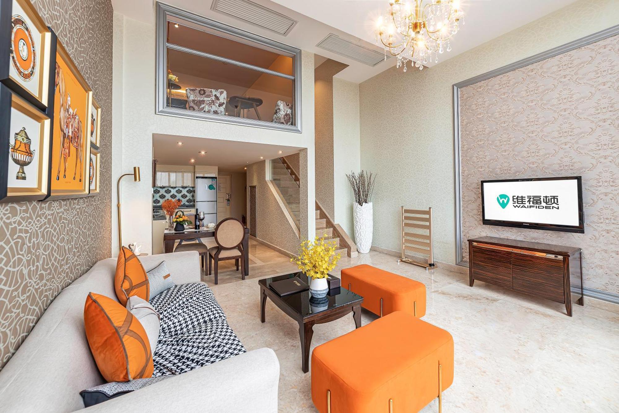 Waifiden Guangzhou Grand View Golden Palace Apartment - Free Shuttle Bus During The Canton Fair Eksteriør bilde