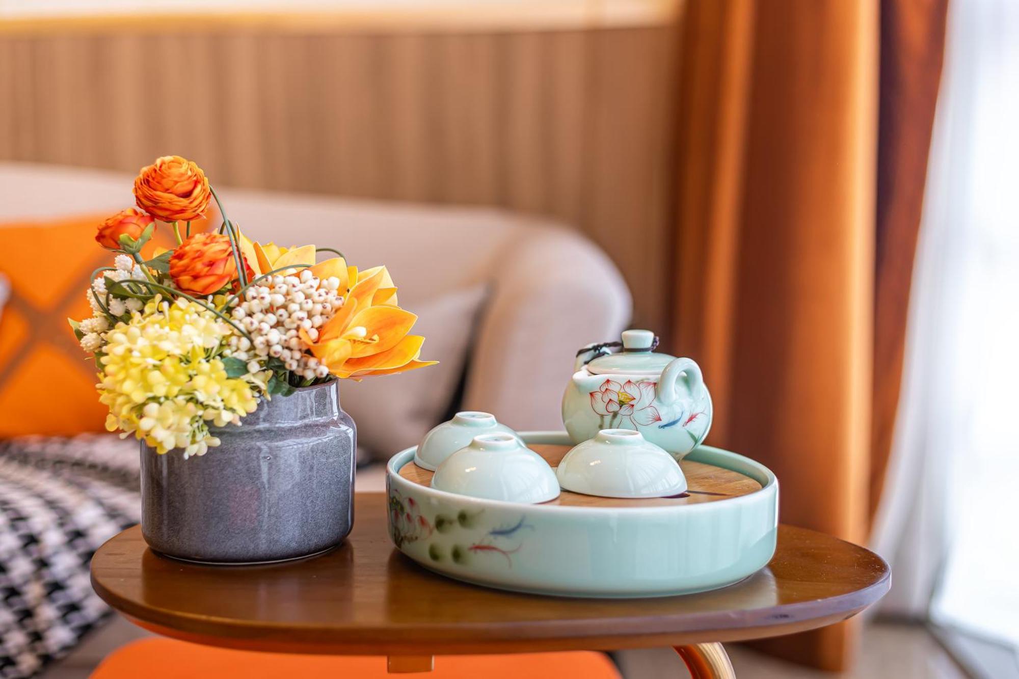 Waifiden Guangzhou Grand View Golden Palace Apartment - Free Shuttle Bus During The Canton Fair Eksteriør bilde