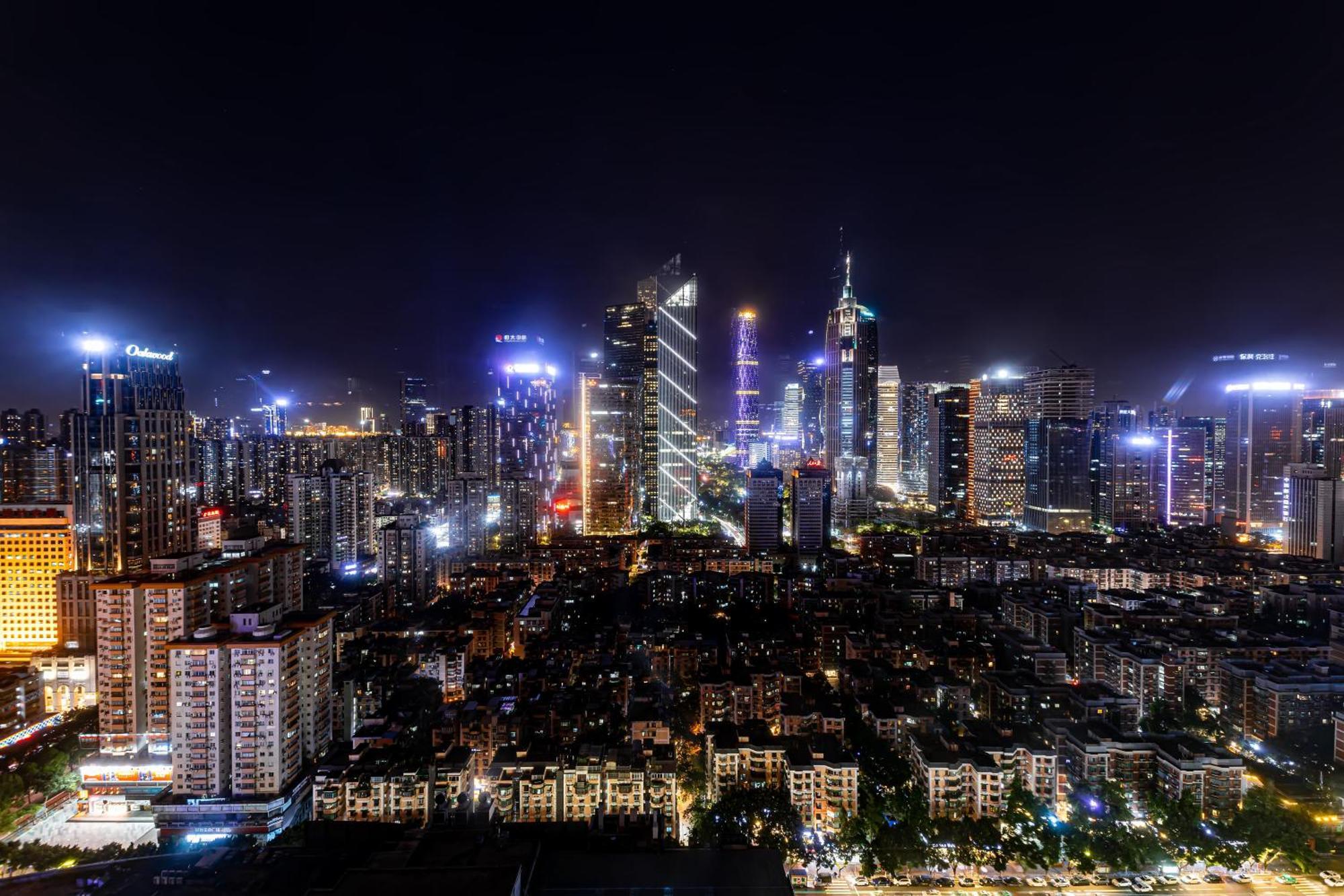 Waifiden Guangzhou Grand View Golden Palace Apartment - Free Shuttle Bus During The Canton Fair Eksteriør bilde