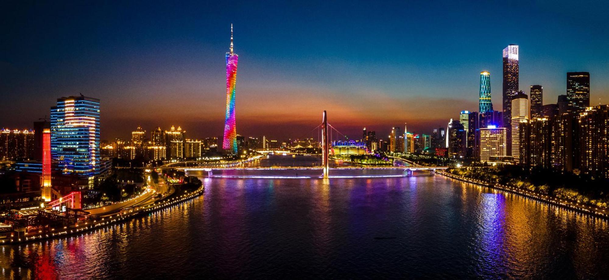 Waifiden Guangzhou Grand View Golden Palace Apartment - Free Shuttle Bus During The Canton Fair Eksteriør bilde