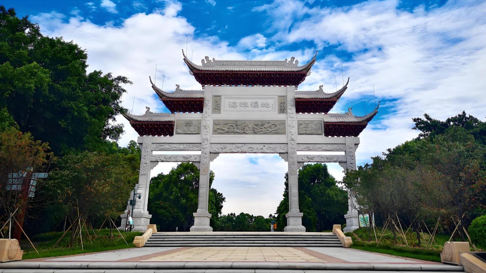 Waifiden Guangzhou Grand View Golden Palace Apartment - Free Shuttle Bus During The Canton Fair Eksteriør bilde