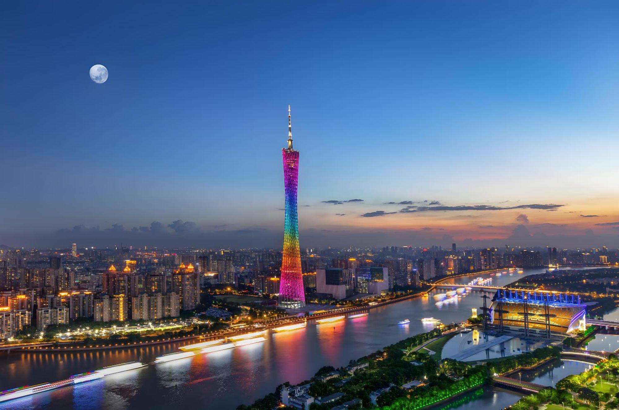 Waifiden Guangzhou Grand View Golden Palace Apartment - Free Shuttle Bus During The Canton Fair Eksteriør bilde