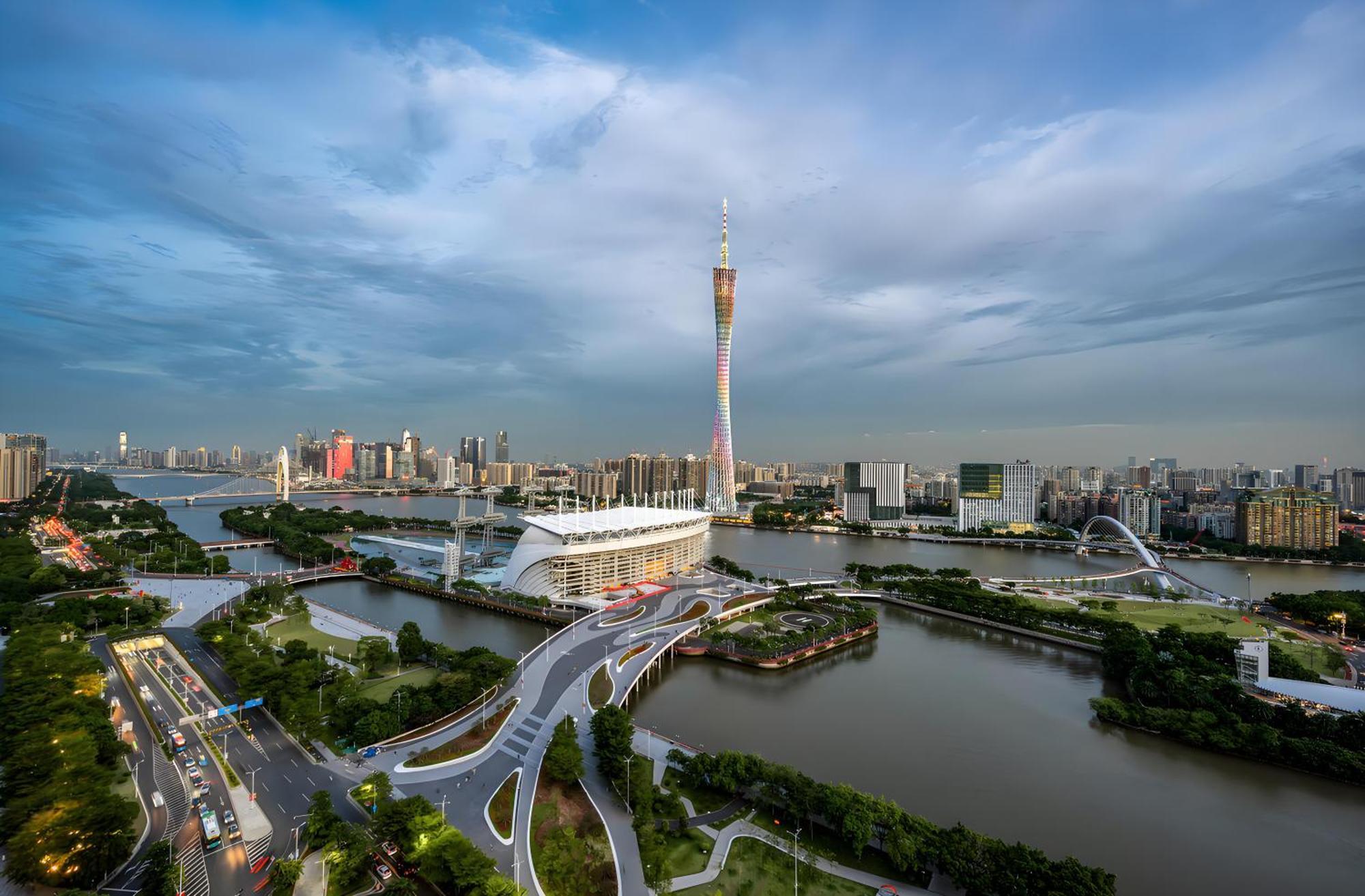Waifiden Guangzhou Grand View Golden Palace Apartment - Free Shuttle Bus During The Canton Fair Eksteriør bilde