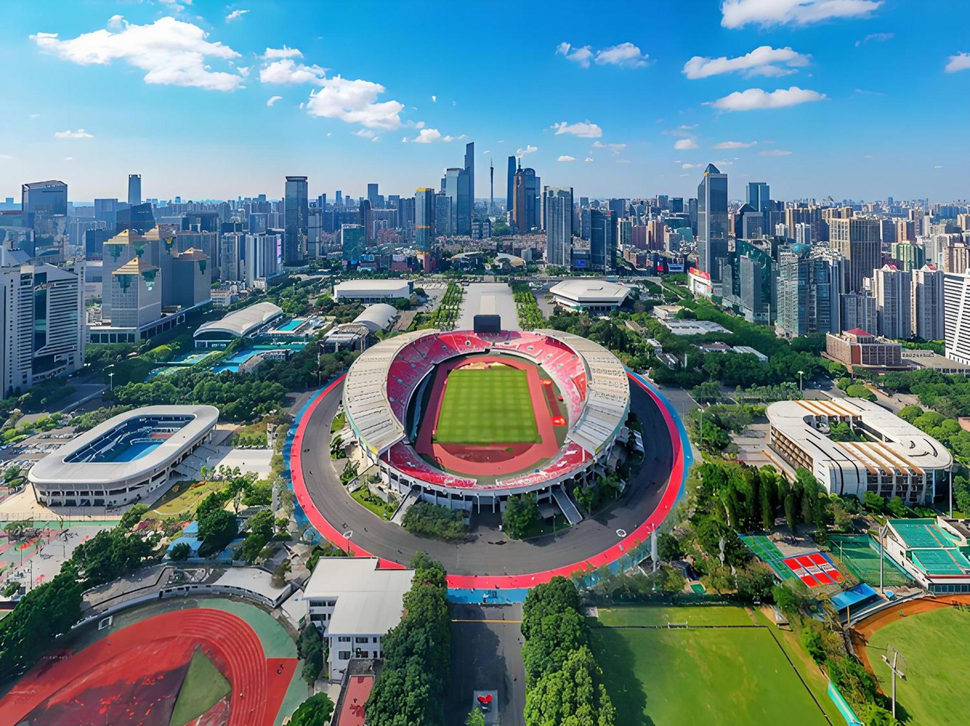 Waifiden Guangzhou Grand View Golden Palace Apartment - Free Shuttle Bus During The Canton Fair Eksteriør bilde