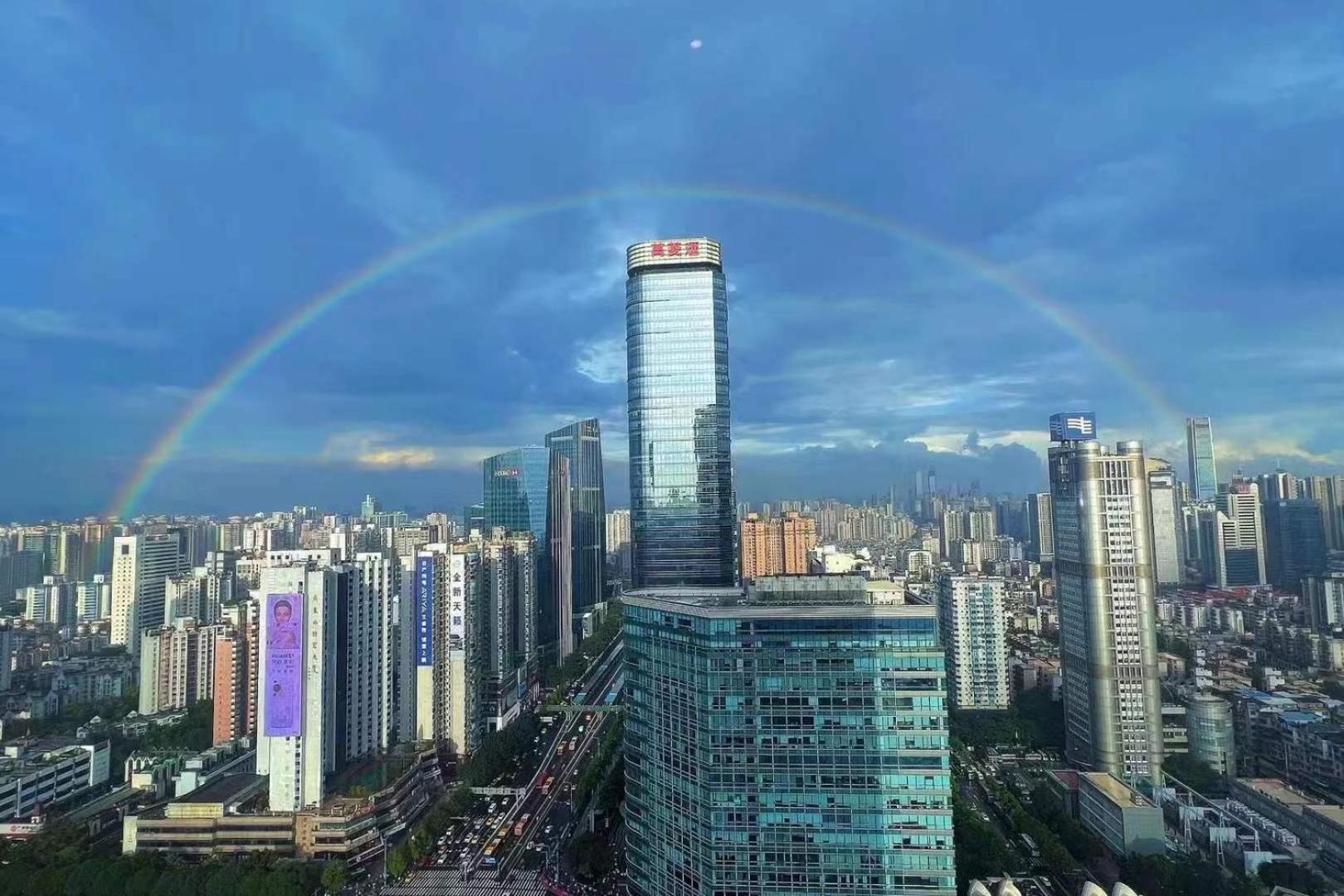 Waifiden Guangzhou Grand View Golden Palace Apartment - Free Shuttle Bus During The Canton Fair Eksteriør bilde