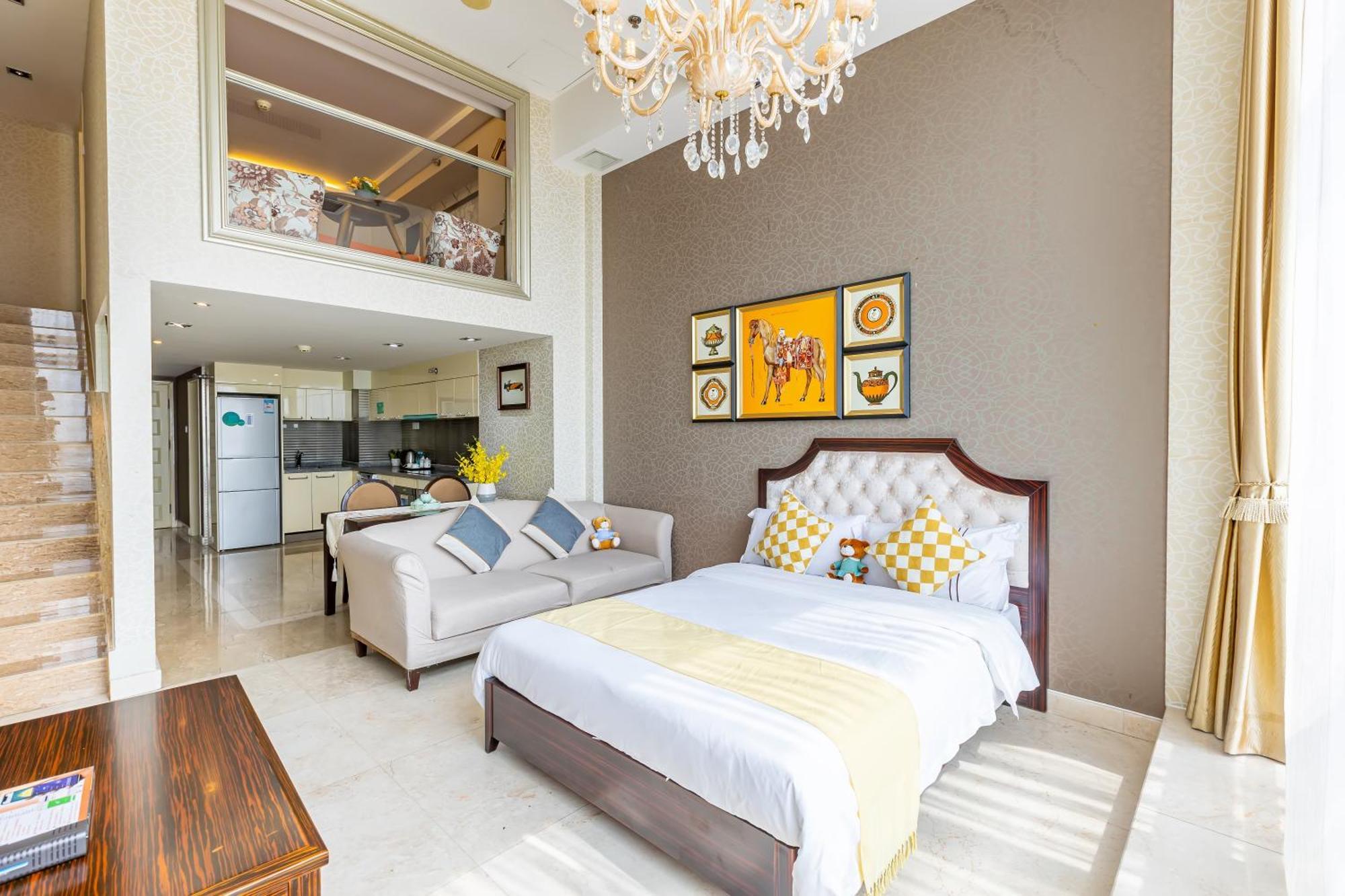 Waifiden Guangzhou Grand View Golden Palace Apartment - Free Shuttle Bus During The Canton Fair Rom bilde