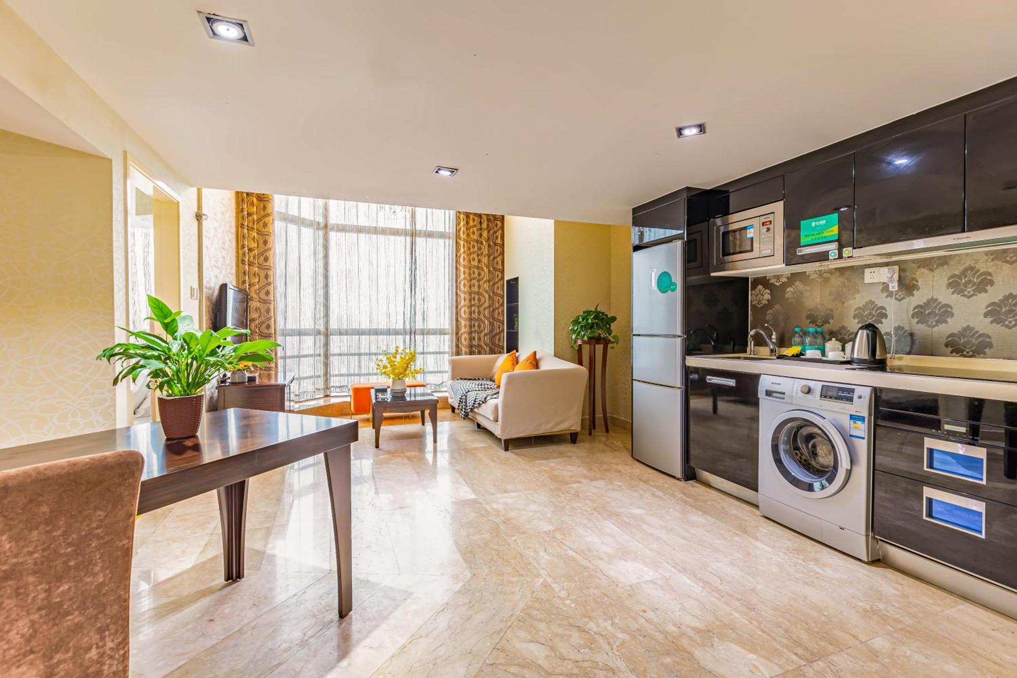Waifiden Guangzhou Grand View Golden Palace Apartment - Free Shuttle Bus During The Canton Fair Rom bilde
